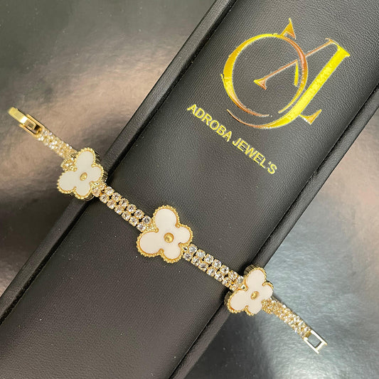 White Clover bracelet